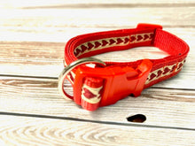 Load image into Gallery viewer, Red Heart dog collar
