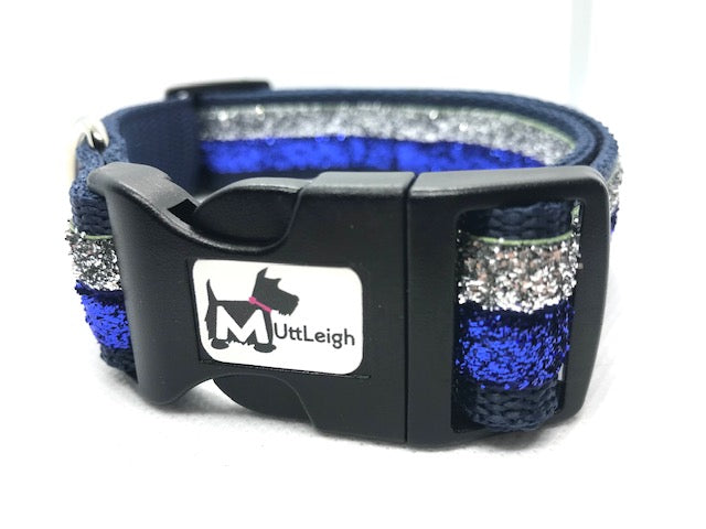 X-mas glitter dog collar